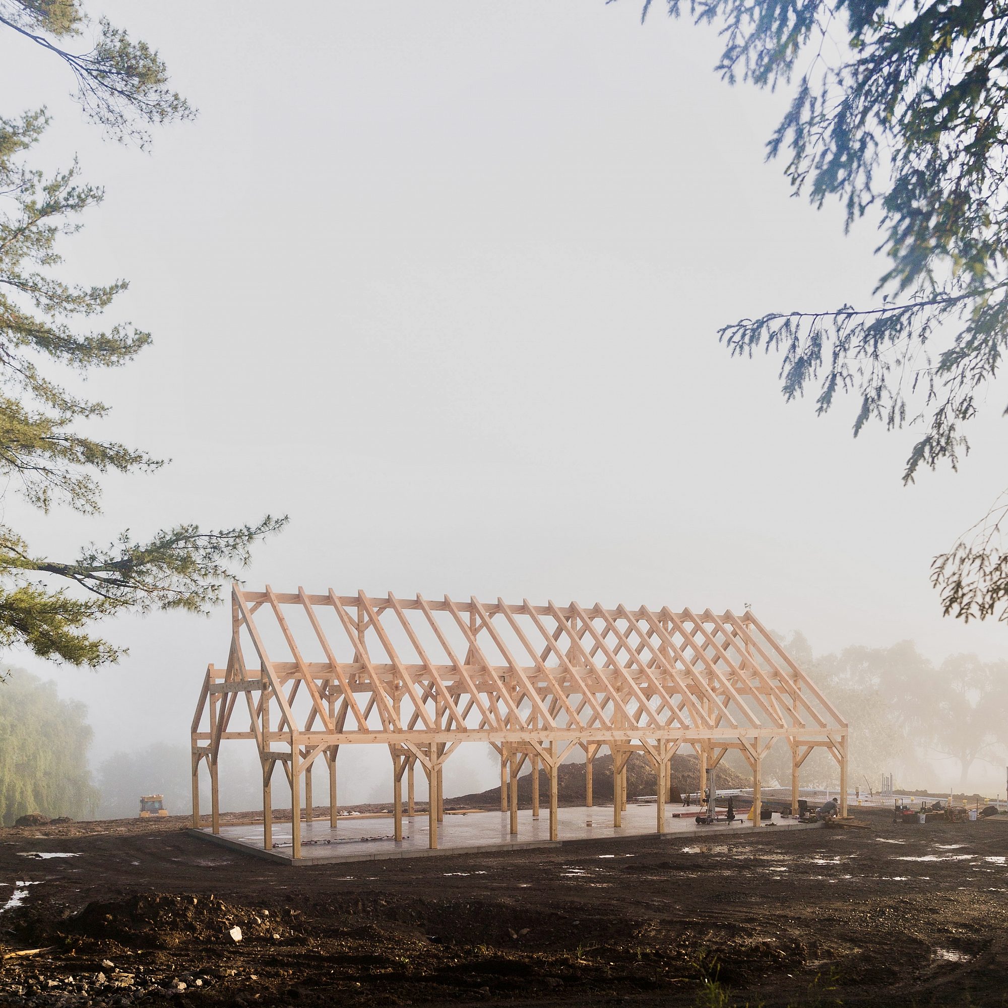 Full view barn